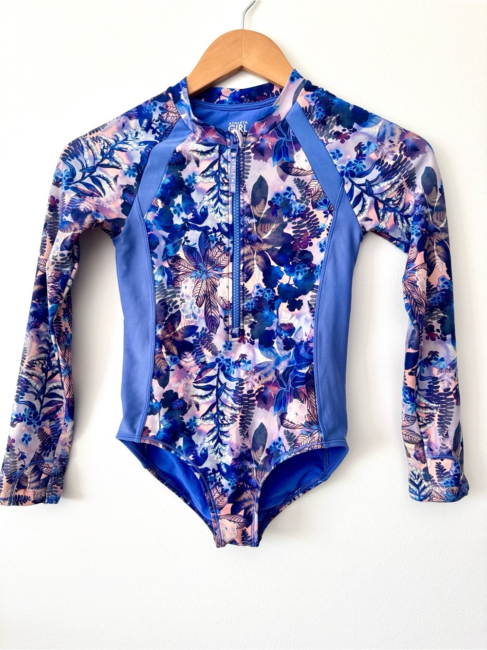 Athleta Girl by Gap Long Sleeve One Piece Swim Suit Size M 8-10